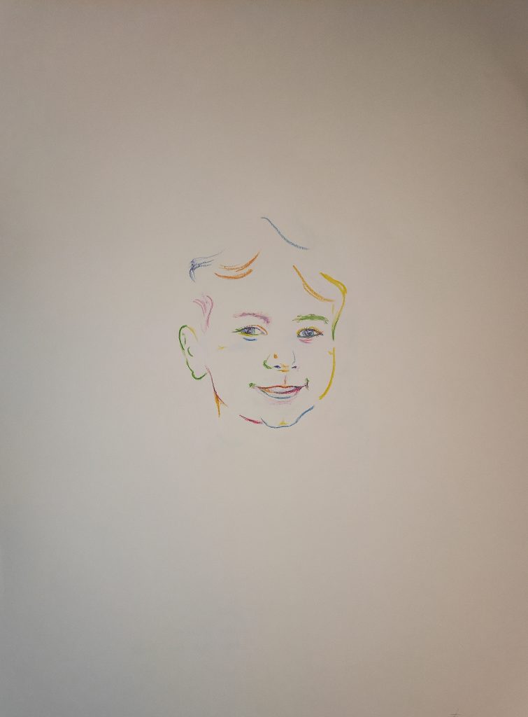 Kinderportrait Ölpastell
